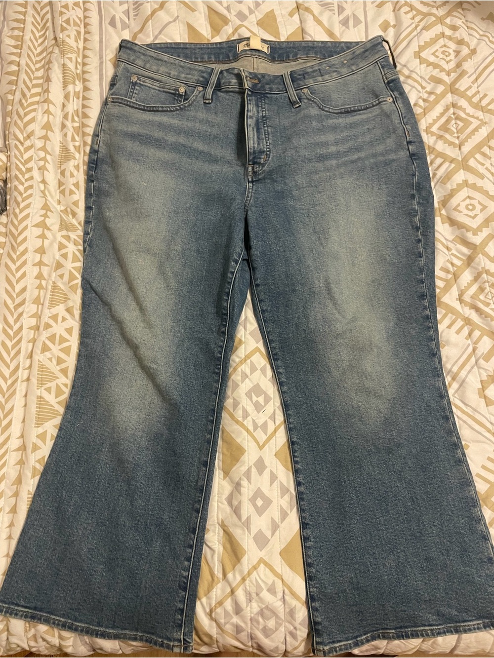 Women’s madewell Blue Flare Jeans - Classic Mid Wash